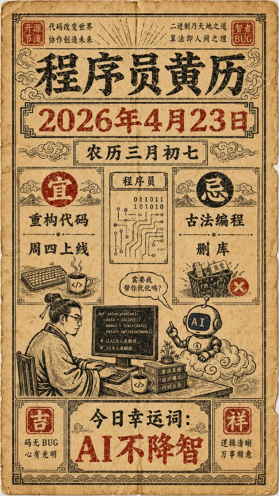 程序猿黄历