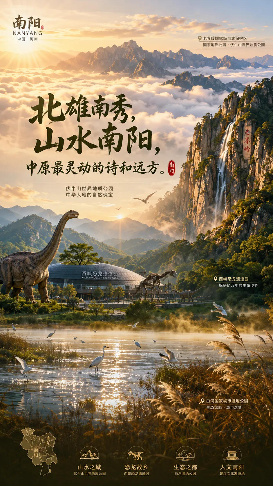 南阳旅游宣传海报