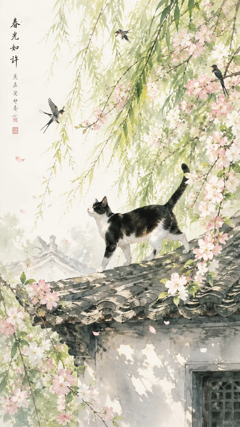 治愈风格猫猫
