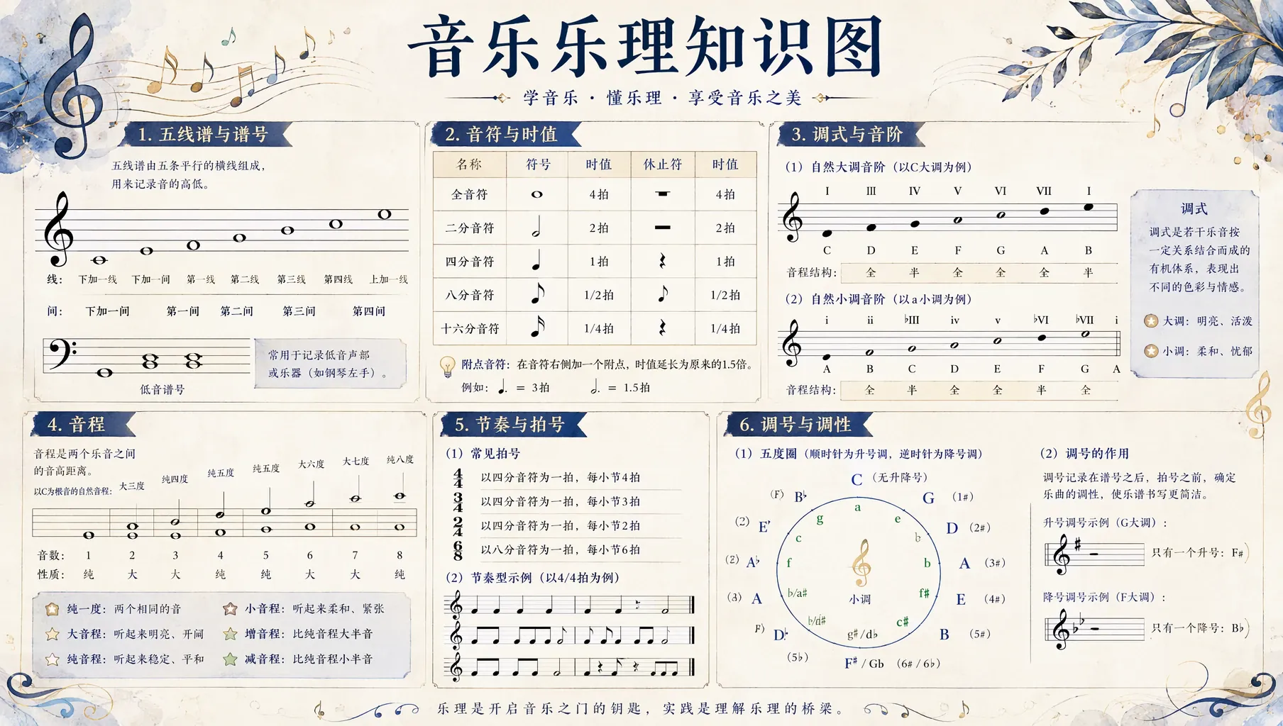音乐乐理知识图