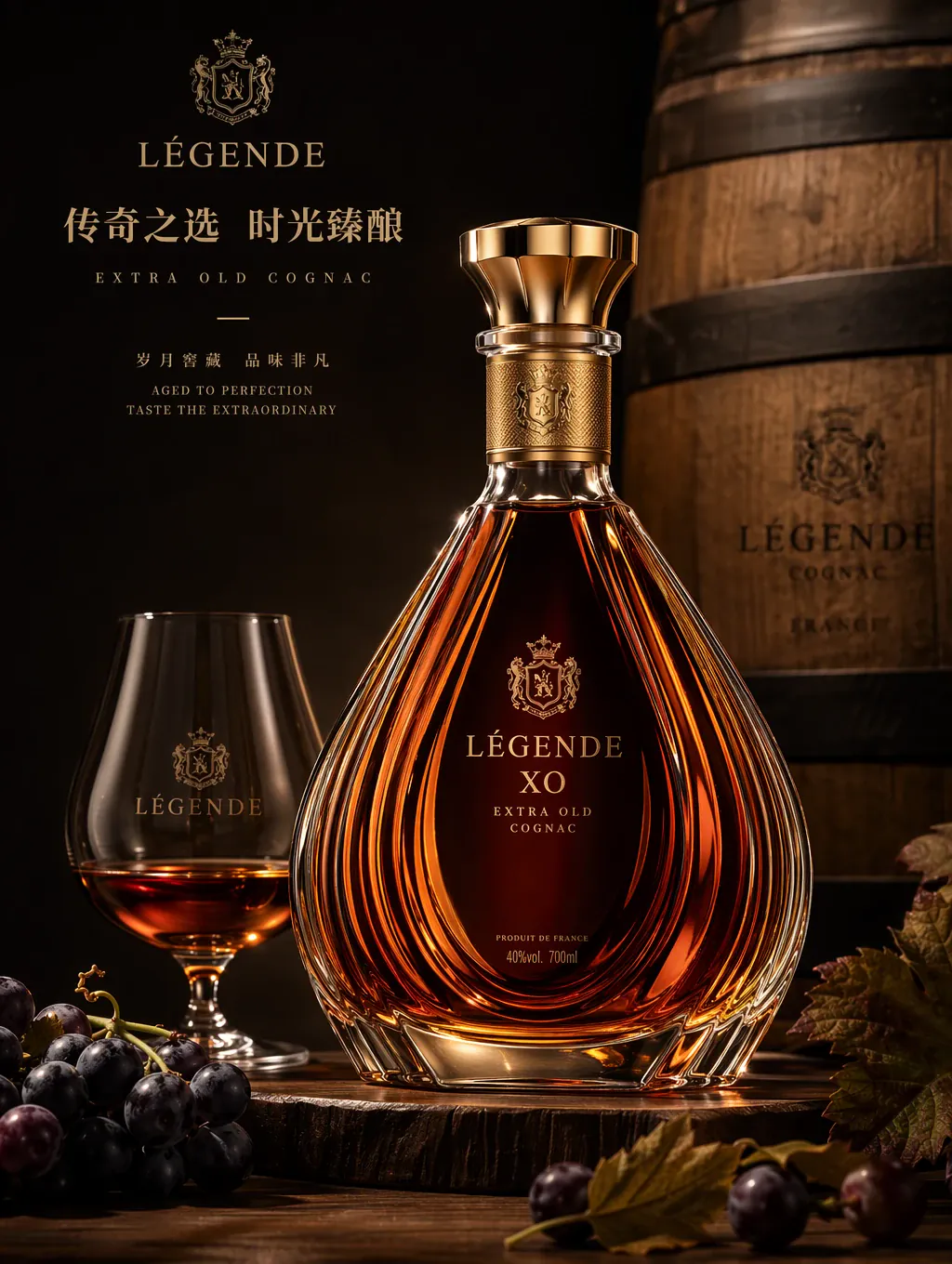 酒类产品高端氛围