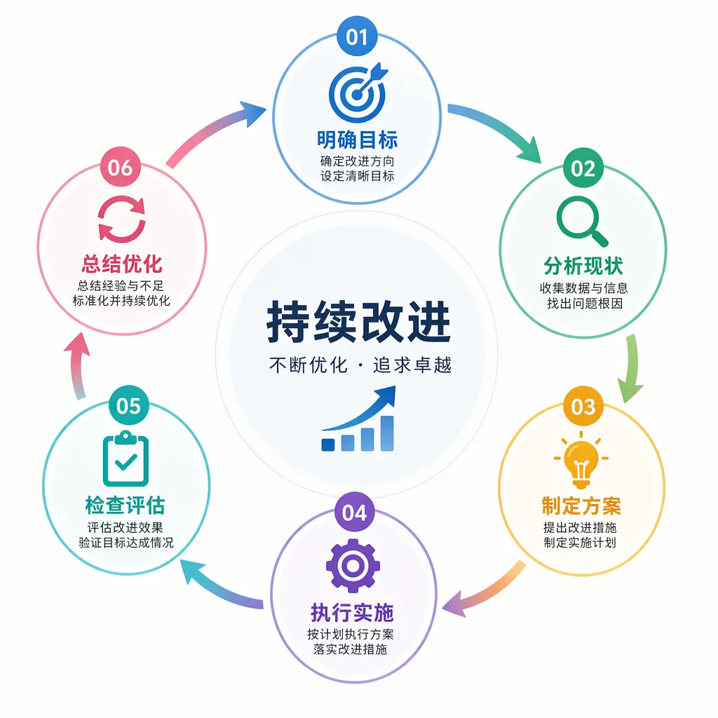 循环流程示意图