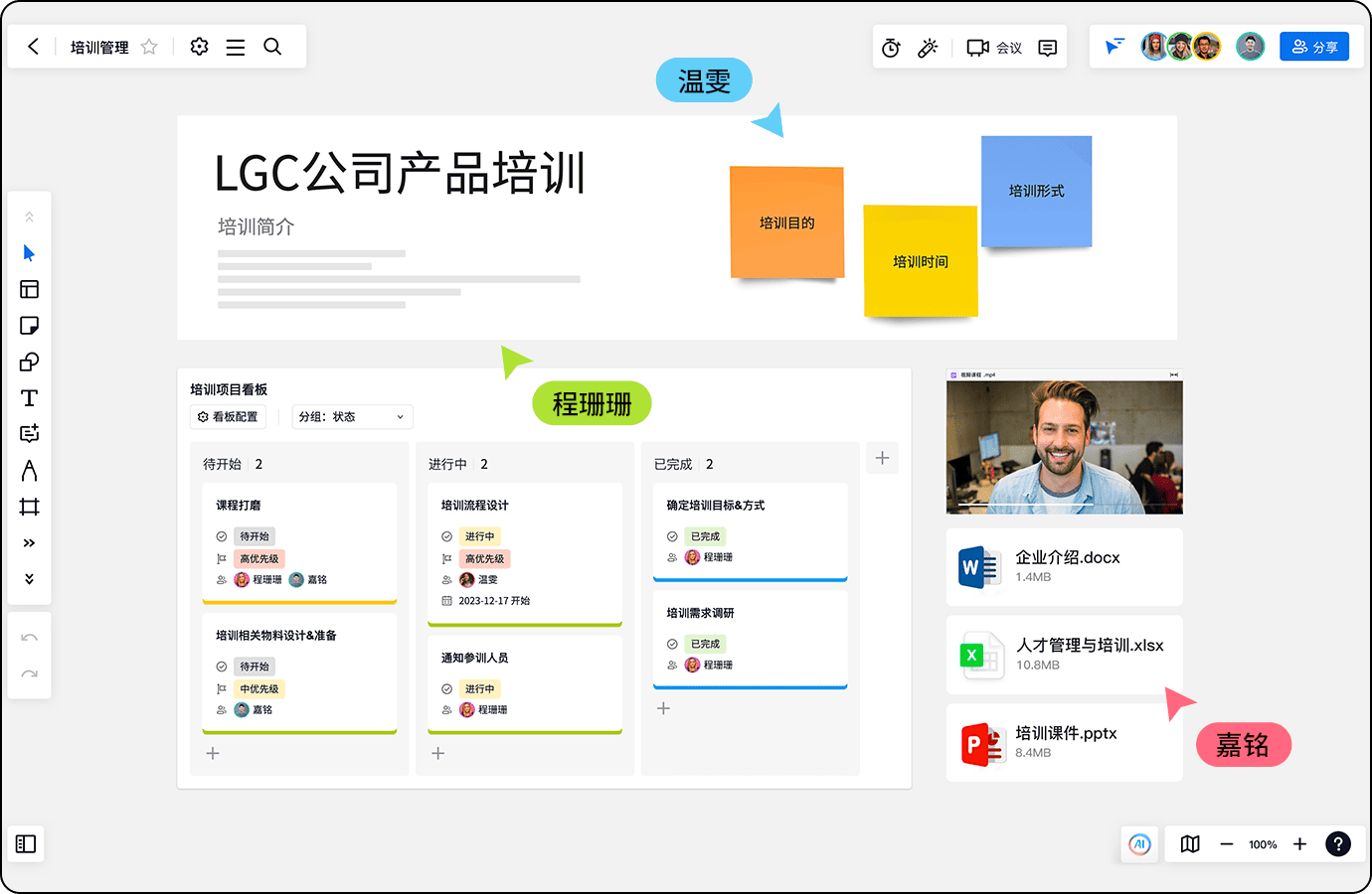 邀请成员协作示意