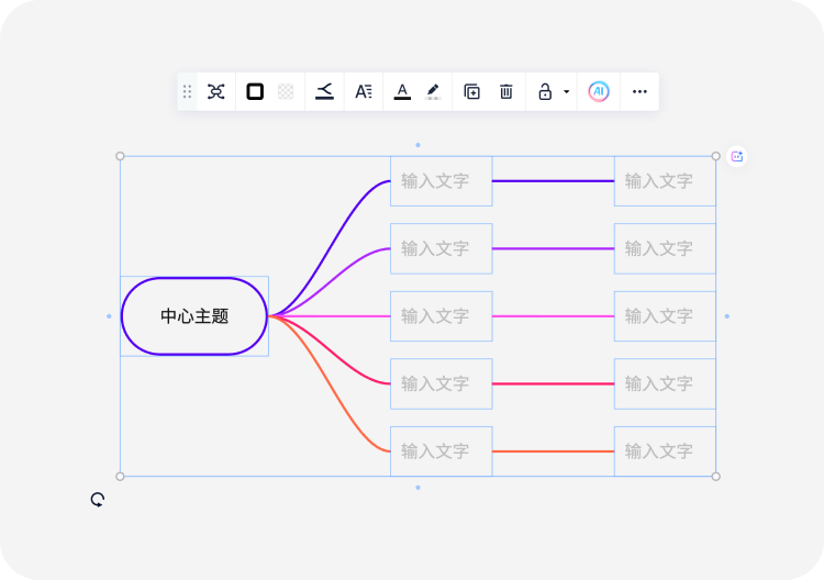 思维导图组件预览