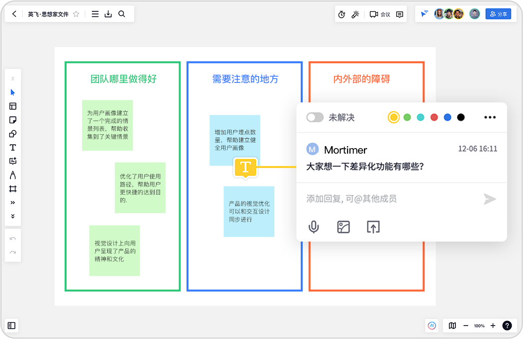 精准意见交流